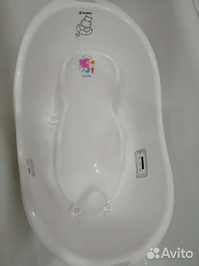 Ванночка для купания с горкой