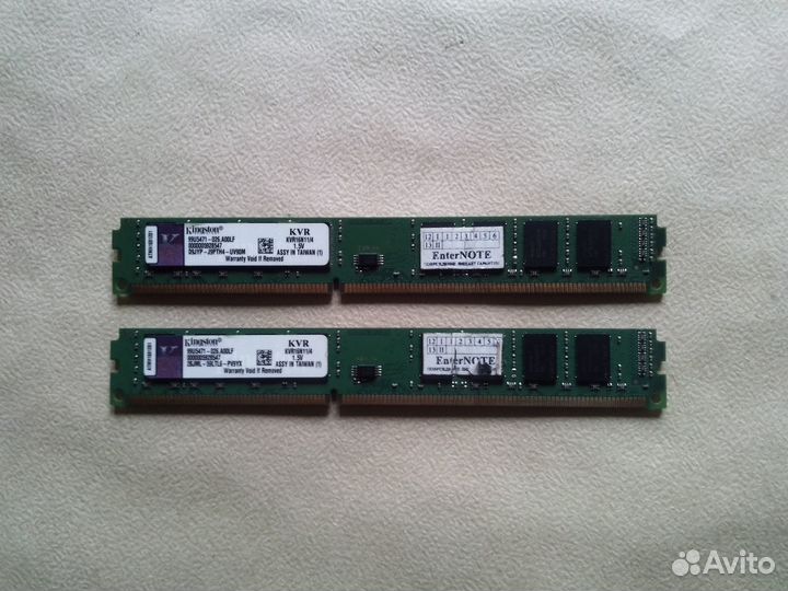 Оперативная память DDR-3 Kingston 1600 8GB 2x4