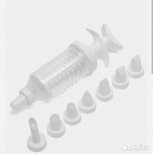 Шприц кондитерский с насадками