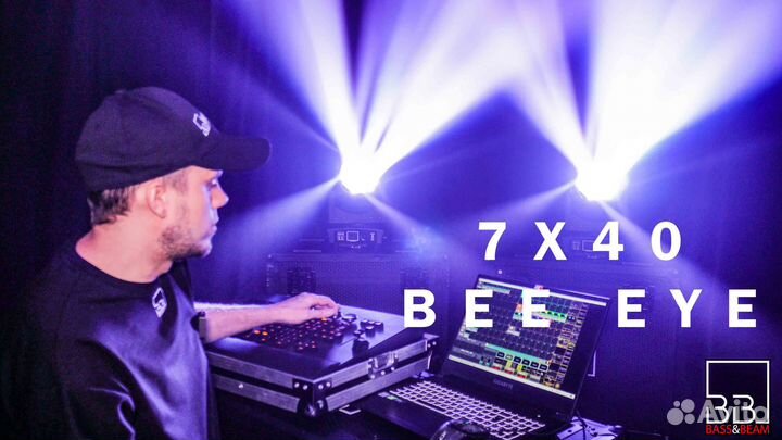 Голова wash 7x40W + BEE EYE BB light