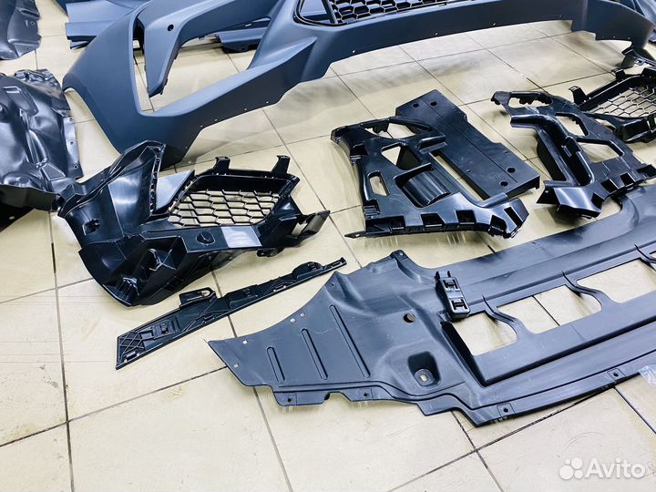 Обвес для BMW F22 в стиле М2 F87 в сборе широкий