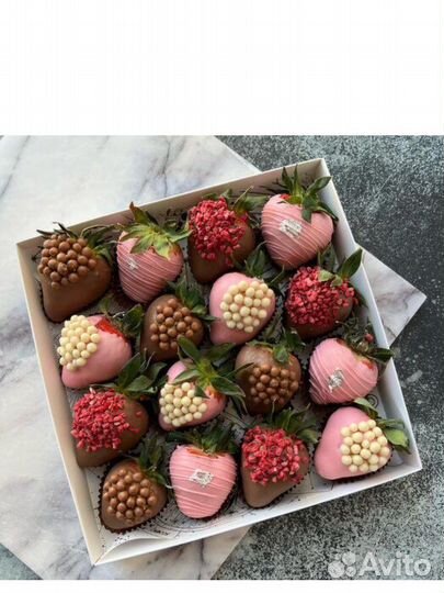 Букет из клубники в шоколаде