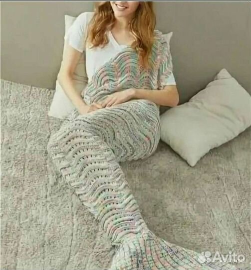 Плед хвост русалки