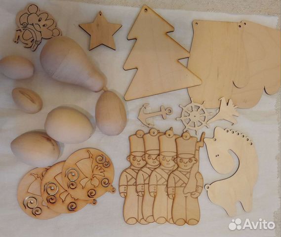 Деревянные заготовки для росписи и декорирования