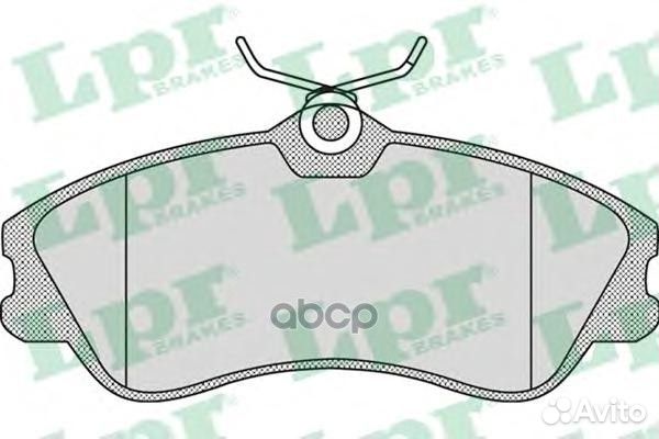 05P950 Колодки тормозные citroen berlingo/peuge