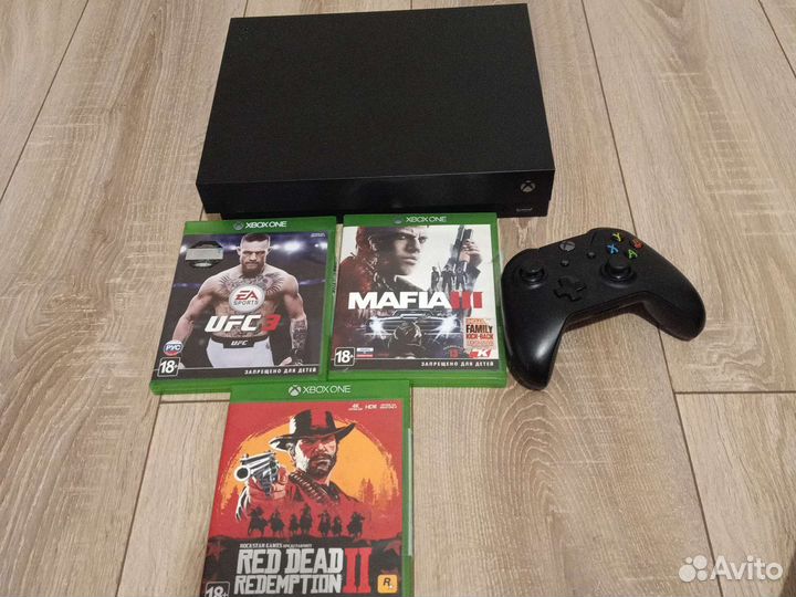 Xbox One х 1 tb