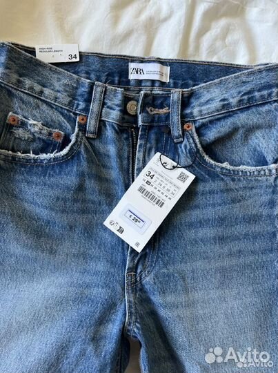 Джинсы zara 34 новые