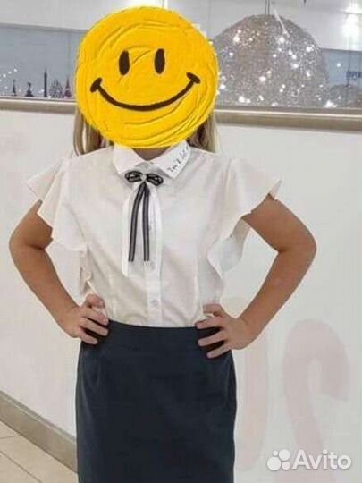 Блузка школьная на девочку