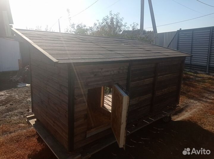 Вольер для собаки. Будка для собаки