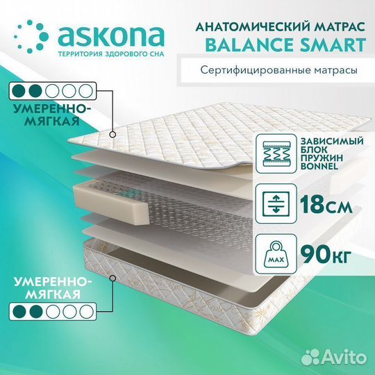 Матрас askona smart block