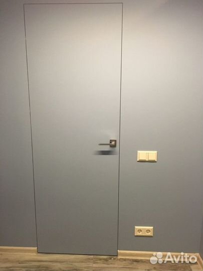 Скрытые межкомнатные двери под покраску