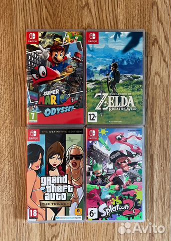 Игры для nintendo switch купить в Тюмени с доставкой | Электроника | Авито