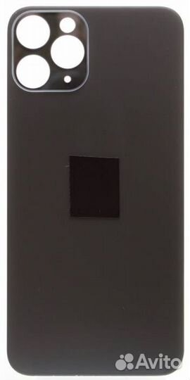 Задняя крышка для iPhone 11 Pro Черная (стекло)