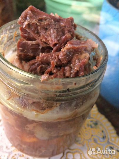 Мясо в собственном соку из лося