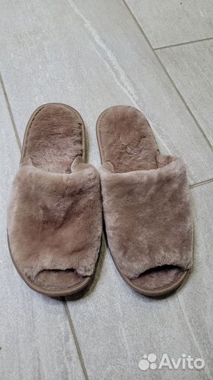 Тапочки натуральный мех 100%