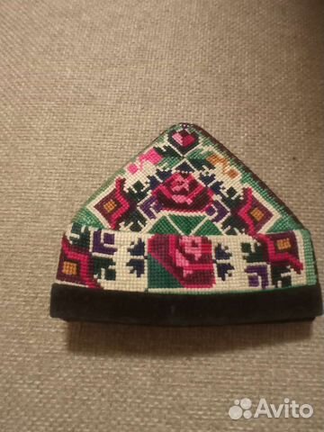 Подарок Тюбетейка старинная ручная вышивка дуппи