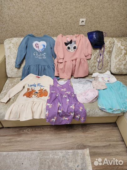 Детские вещи пакетом для девочек 116 122
