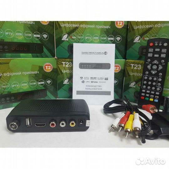 Эфирный DVB-T2/T Тюнер Приставка Ресивер