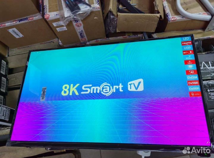 Телевизор smart TV 32диагональ. новый