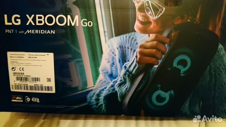 Портативная акустика LG xboom GO PN7 30 Ватт