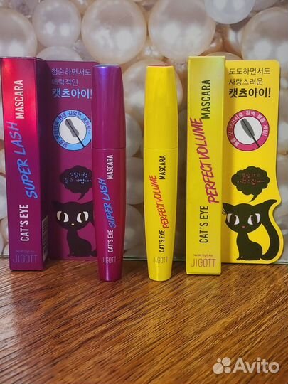 Тушь для объёма ресниц Jigott Cat's Eye