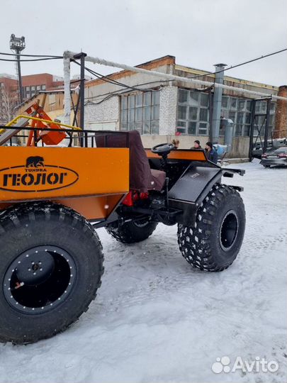 Вездеход Тундра на шинах низкого давления с эпсм