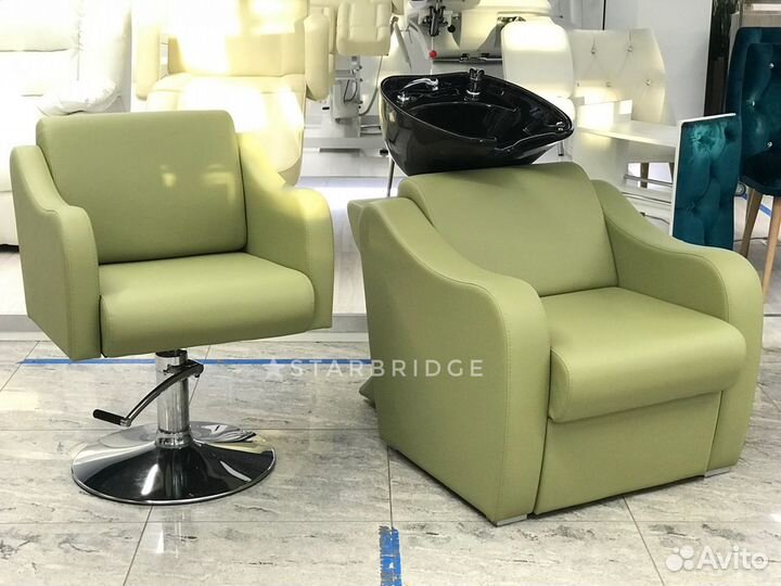 Мойка парикмахерская и кресло