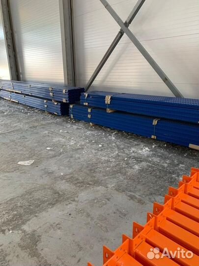 Стеллажи паллетные металлические