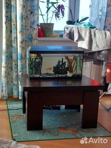 Аквариум 40л+ 2 фильтра + нагреватель воды