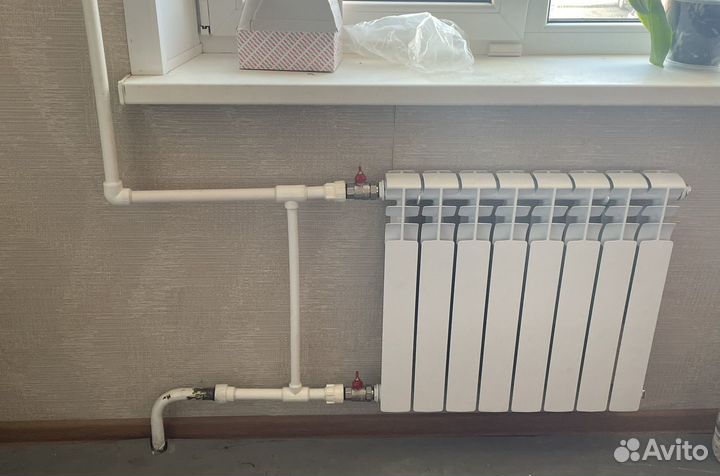 Монтаж радиаторов отопления