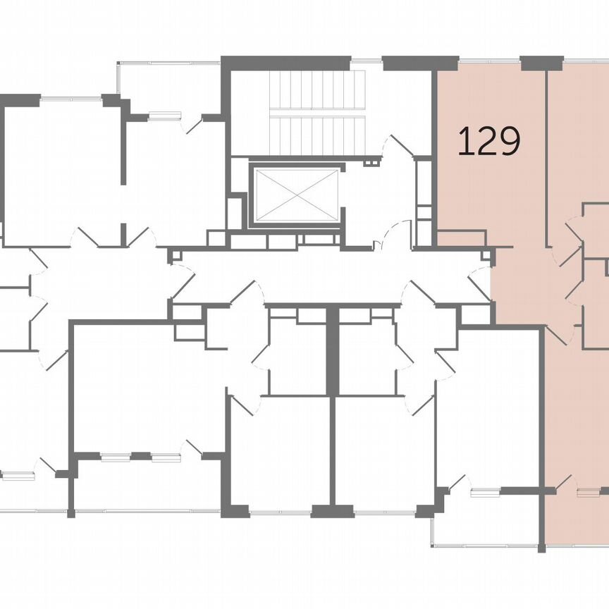 2-к. квартира, 62,3 м², 4/10 эт.