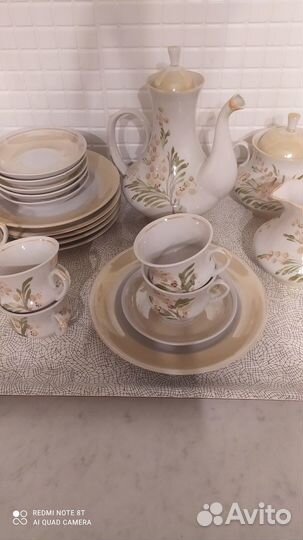 Кофейный сервиз новый