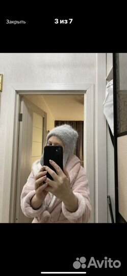 Шапка ушанка 2шт.женска и детская