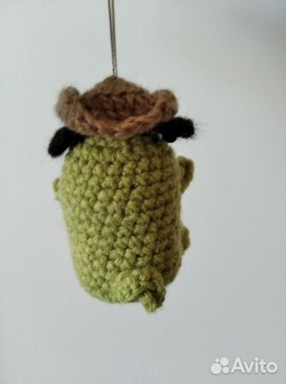 Вязаные мопсики -брелки
