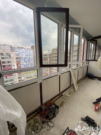 Замена холодного остекления на теплое