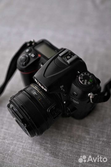 Зеркальный фотоаппарат nikon d7000+объектив 50мм