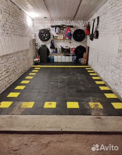 Модульная плитка для гаража