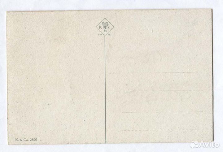 Старинная почтовая карточка, Германия, до 1917