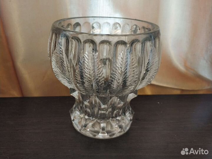 Ваза. Чехословакия. Богемия 15см