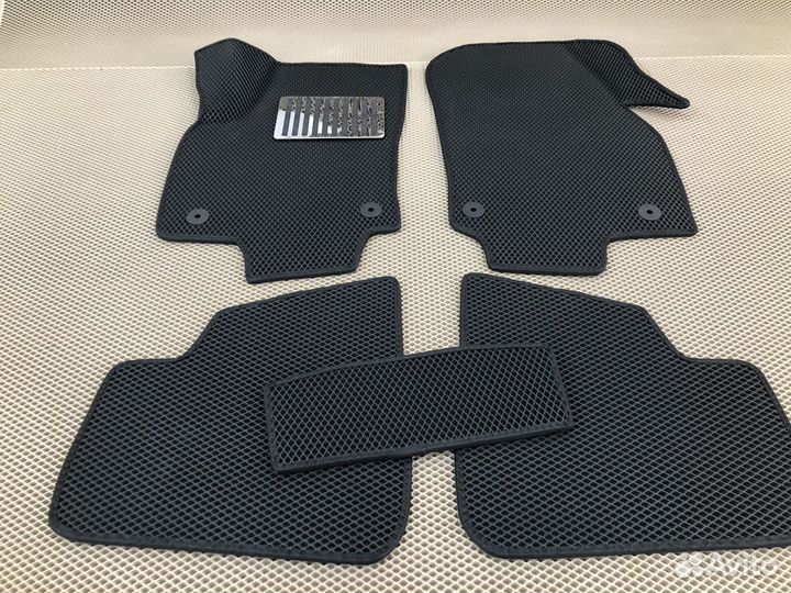 Коврики EVA (ева) Opel Astra H седан + подпятник