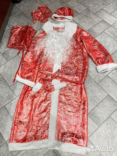 Костюм деда мороза взрослый аренда