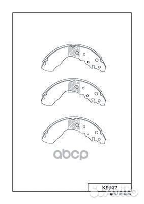 K9947 колодки тормозные Kashiyama K9947 Kashiyama
