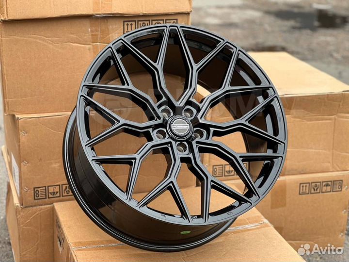 Новые диски R21 5*108 Vossen HF-2 Gloss Black