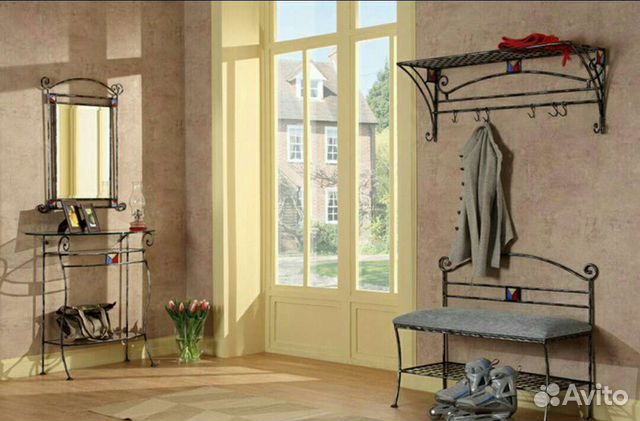 Кованная вешалка № 38