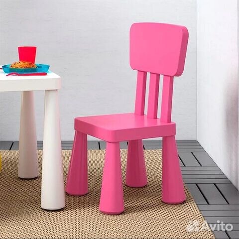 Детский стол и 2 стула IKEA