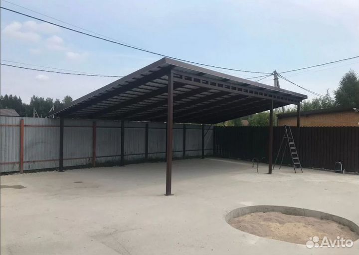 Установка Монтаж Навесов Под Ключ Любой Сложности