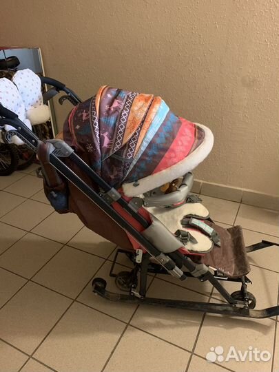 Коляска санки