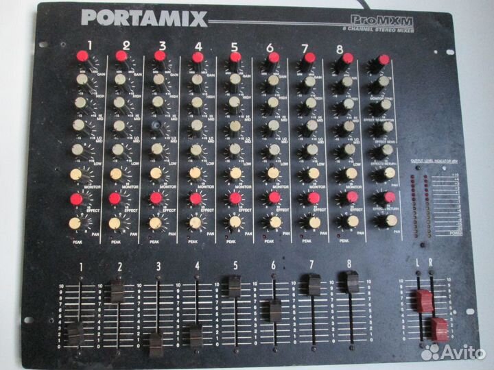 Панель микшерного пульта Portamix