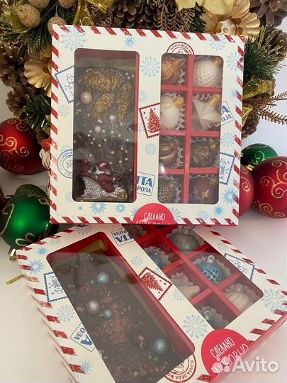 Шоколад ручной работы новый год