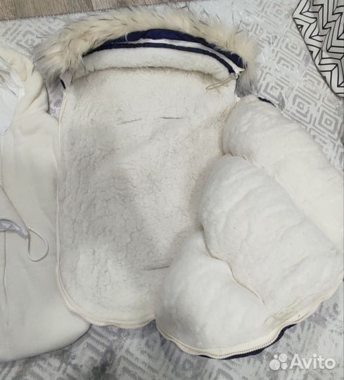 Конверт зимний на овчине